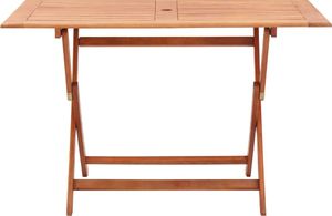 vidaXL Składany stół ogrodowy, 120x70x75 cm, lite drewno eukaliptusa 2