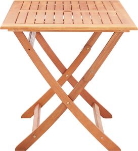 vidaXL Składany stół ogrodowy, 120x70x75 cm, lite drewno eukaliptusa 3
