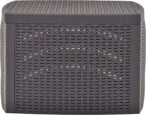 vidaXL Stolik boczny, mokka, 54x54x36,5 cm, plastikowy 2