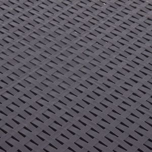 vidaXL Stolik boczny, mokka, 54x54x36,5 cm, plastikowy 5