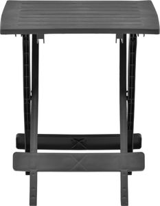 vidaXL Składany stolik ogrodowy, antracytowy, 45x43x50 cm, plastik 2