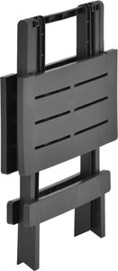 vidaXL Składany stolik ogrodowy, antracytowy, 45x43x50 cm, plastik 4