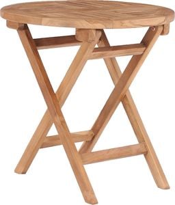vidaXL Składany stolik ogrodowy, 45 cm, lite drewno tekowe 1
