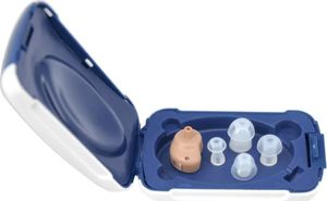 Dyskretny Aparat Słuchowy Douszny + 2 Baterie Etui 4