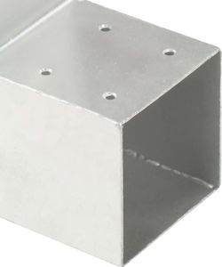 vidaXL Łączniki w kształcie L, 4 szt., galwanizowany metal, 71x71 mm 6