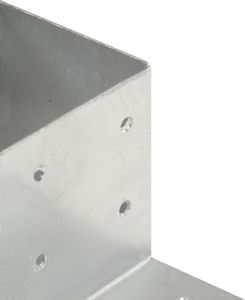 vidaXL Łączniki w kształcie L, 4 szt., galwanizowany metal, 81x81 mm 6