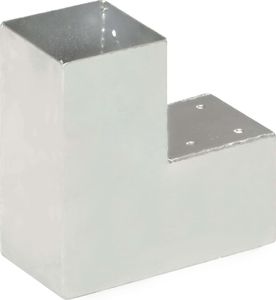 vidaXL Łączniki w kształcie L, 4 szt., galwanizowany metal, 91x91 mm 4