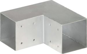 vidaXL Łączniki w kształcie L, 4 szt., galwanizowany metal, 91x91 mm 5