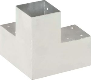 vidaXL Łącznik do słupków w kształcie Y, galwanizowany metal, 91x91 mm 4