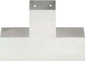 vidaXL Łącznik do słupków w kształcie X, galwanizowany metal, 91x91 mm 4