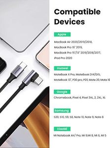 Kabel USB Ugreen USB-C - USB-C 1 m Czarny (70643) 7