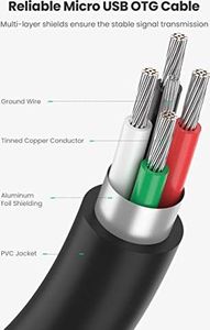 Adapter USB Ugreen microUSB - USB Czarny (10396) 2