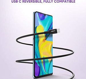 Kabel USB Ugreen Ładowarka UGREEN USB C Kabel Super Charge 5A Ładowarka USB Cdo Huawei P30, P20 Pro, P20, Mate 20 Pro, Mate 20X, Honor 20 pro, Honor10, Honor V10, Pro, P10, P10 Plus (Czarny, 1M) 6