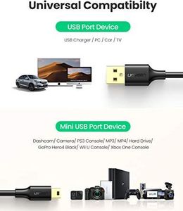 Kabel USB Ugreen USB-A - miniUSB 3 m Czarny (10386) 6