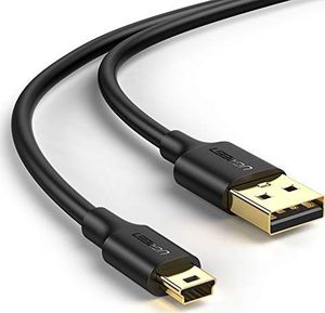 Kabel USB Ugreen Kabel UGREEN Mini USB Kabel do transmisji danych USB 2.0 Kabel do ładowania mini USB USB A do Mini USB B obsługiwany przez GoPro Hero 4, 3+, 3, kontroler PS3, zewnętrzny dysk twardy (2 m) 1