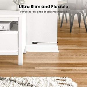 Ugreen Kabel LAN UGREEN Kabel sieciowy RJ45 10 Gb / s Bardzo cienki kabel Cat 6A Kabel Ethernet 500 MHz do PC, routera, PS4 / 3, przełącznika, Smart TV, modemu, panelu krosowego, panelu krosowego (10 m) 5