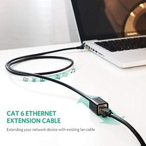 Ugreen Przedłużacz UGREEN do kabla Ethernet, kabla LAN, kabla sieciowego Gigabit i kabla RJ45 Kompatybilny z Cat5 Cat5e Cat6 Cat7 Cat8, kabel adaptera do sieci Ethernet, LAN, przedłużacz sieci (3 m) 5