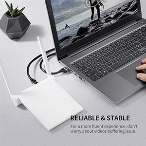 Ugreen UGREEN Cat 7 10Gbit / s, elastyczny przewód sieciowy 600 MHz, kabel Ethernet kat. 7 z pozłacanym kablem RJ45 S / FTP Cat 7 kompatybilny z kat. 6 Cat. 5 Cat5e do routera, przełącznika, PS4 / 3, panelu krosowego (10 m) 4