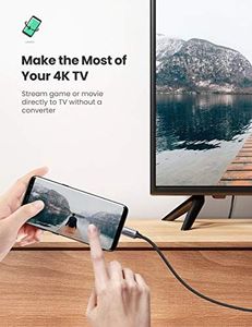 Kabel USB Ugreen Kabel UGREEN USB C do HDMI 4K przy 60 Hz Thunderbolt 3 kompatybilny z przejściówką typu C do HDMI obsługiwany przez MacBook Pro 2020, iPad Pro 2020, Surface Go 2, Surface Pro 7, Samsung S20 (2 m) 2