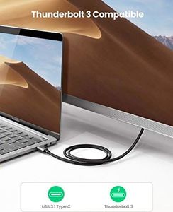 Kabel USB Ugreen Kabel UGREEN USB C do HDMI 4K przy 60 Hz Thunderbolt 3 kompatybilny z przejściówką typu C do HDMI obsługiwany przez MacBook Pro 2020, iPad Pro 2020, Surface Go 2, Surface Pro 7, Samsung S20 (2 m) 5