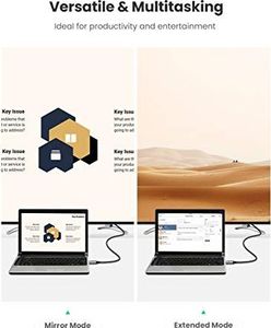 Kabel USB Ugreen Kabel UGREEN USB C do HDMI 4K przy 60 Hz Thunderbolt 3 kompatybilny z przejściówką typu C do HDMI obsługiwany przez MacBook Pro 2020, iPad Pro 2020, Surface Go 2, Surface Pro 7, Samsung S20 (2 m) 6