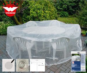 Happy People Happy People Uniwersalny pokrowiec okrągły na meble, 320 x 93 cm 2