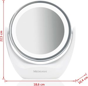 Lusterko kosmetyczne Medisana białe 2w1 (CM 835) 5