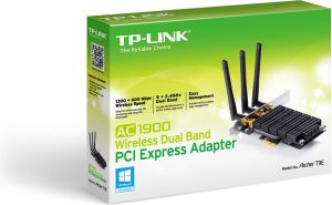 Karta sieciowa TP-Link Archer T9E AC1900 PCI-E 802.11ac dwupasmowa 4