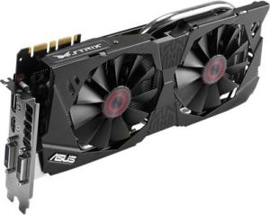 Karta graficzna Asus GeForce GTX 970 DC2 Strix 4GB DDR5 (256 bit) 2x DVI, HDM, DP (STRIX-GTX970-DC2-4GD5) 2