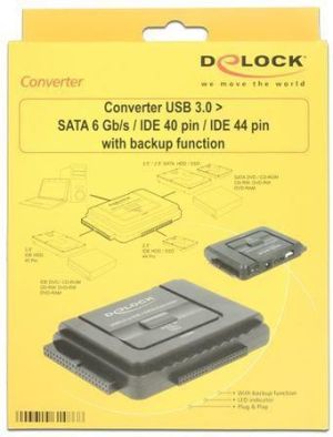 Kieszeń Delock USB 3.0 > SATA 6 III / IDE (61486) 3