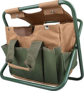 Esschert Design Esschert Design Siedzisko z torbą na narzędzia ogrodowe GT01 3