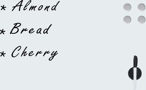 vidaXL Ścienna tablica magnetyczna, szklana, 50 x 30 cm 2