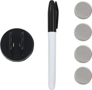 vidaXL Ścienna tablica magnetyczna, szklana, 50 x 30 cm 4