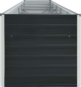 vidaXL Podwyższona donica z galwanizowanej stali 400x80x77 cm antracyt 4