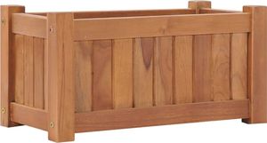 vidaXL Podwyższona skrzynka 50x25x25 cm, lite drewno tekowe 1