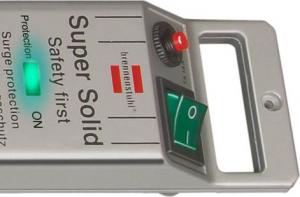 Listwa zasilająca Brennenstuhl Super-Solid-Line przeciwprzepięciowa 8 gniazd 2.5 m srebrna (1153340318) 2
