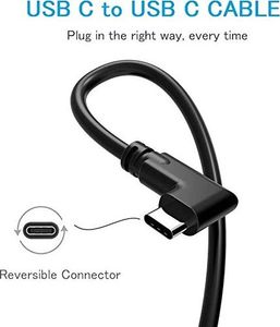 Kabel USB Dethinton Kabel Oculus Quest Link, 5 m, kabel Dethinton Oculus Quest, szybki transfer danych i szybkie ładowanie, kabel USB-C, kompatybilny z zestawem słuchawkowym Oculus Quest i PC do gier 4