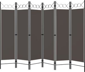 vidaXL Parawan 6-panelowy, antracytowy, 240 x 180 cm 2