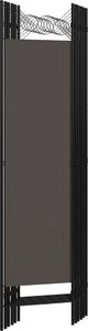 vidaXL Parawan 6-panelowy, antracytowy, 240 x 180 cm 4