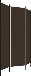 vidaXL Parawan 3-panelowy, brązowy, 150 x 180 cm 3