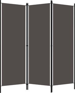 vidaXL Parawan 3-panelowy, antracytowy, 150 x 180 cm 2