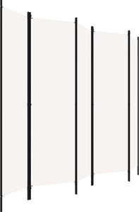 vidaXL Parawan 5-panelowy, biały, 250 x 180 cm 3