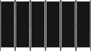 vidaXL Parawan 6-panelowy, czarny, 300 x 180 cm 1