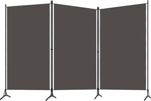 vidaXL Parawan 3-panelowy, antracytowy, 260 x 180 cm 2