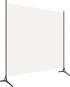 vidaXL Parawan 1-panelowy, biały, 175 x 180 cm 2