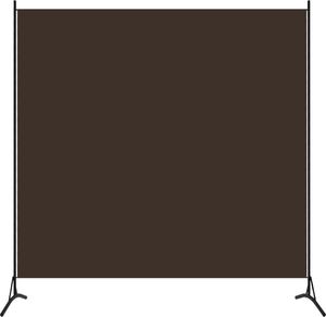 vidaXL Parawan 1-panelowy, brązowy, 175 x 180 cm 1