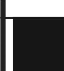 vidaXL Parawan 1-panelowy, czarny, 175 x 180 cm 3