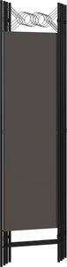 vidaXL Parawan 4-panelowy, antracytowy, 160 x 180 cm 4