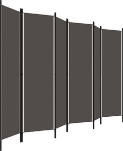 vidaXL Parawan 6-panelowy, antracytowy, 300 x 180 cm 3