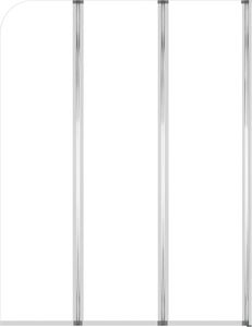 Parawan nawannowy vidaXL 2 parawany na wannę, 104x130 cm, szkło hartowane, przezroczyste 5